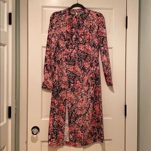 H&M pink and green floral dress. Never worn.